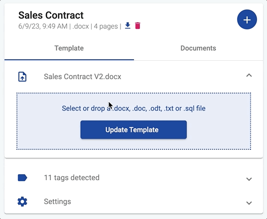 Rename template demo