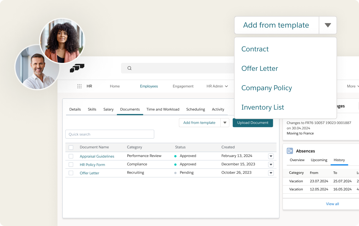 flair create templates using DocuGenerate's API