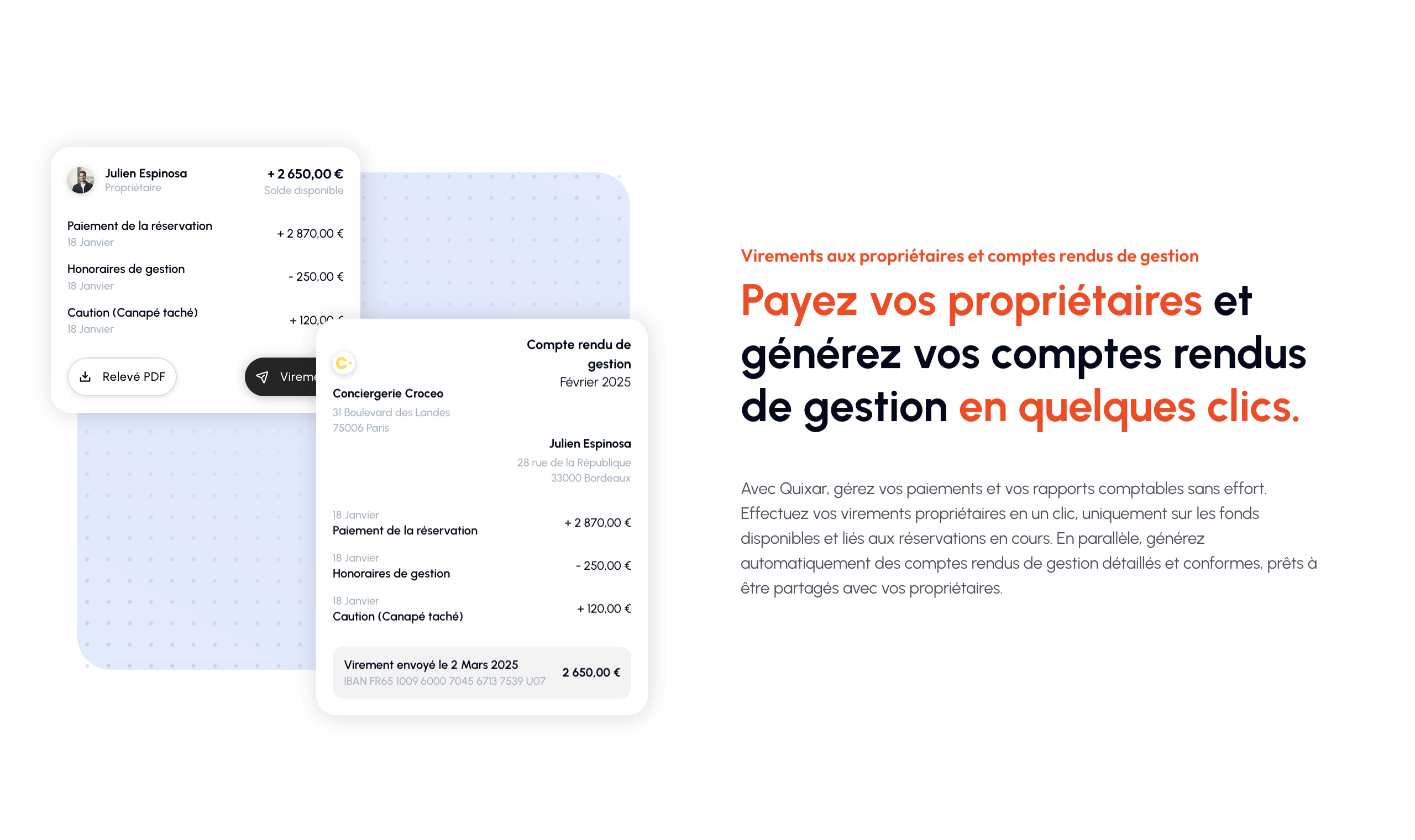 Quixar comptes rendus de gestion
